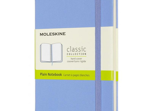 Блокнот Moleskine Classic Pocket A6 96 листов без линовки голубой на сшивке (90x140 мм)